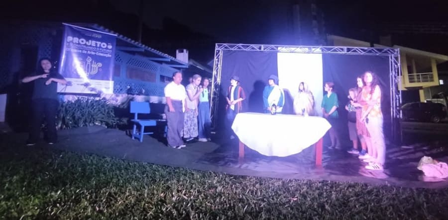 Espetáculo cultural do Cultura em Ação